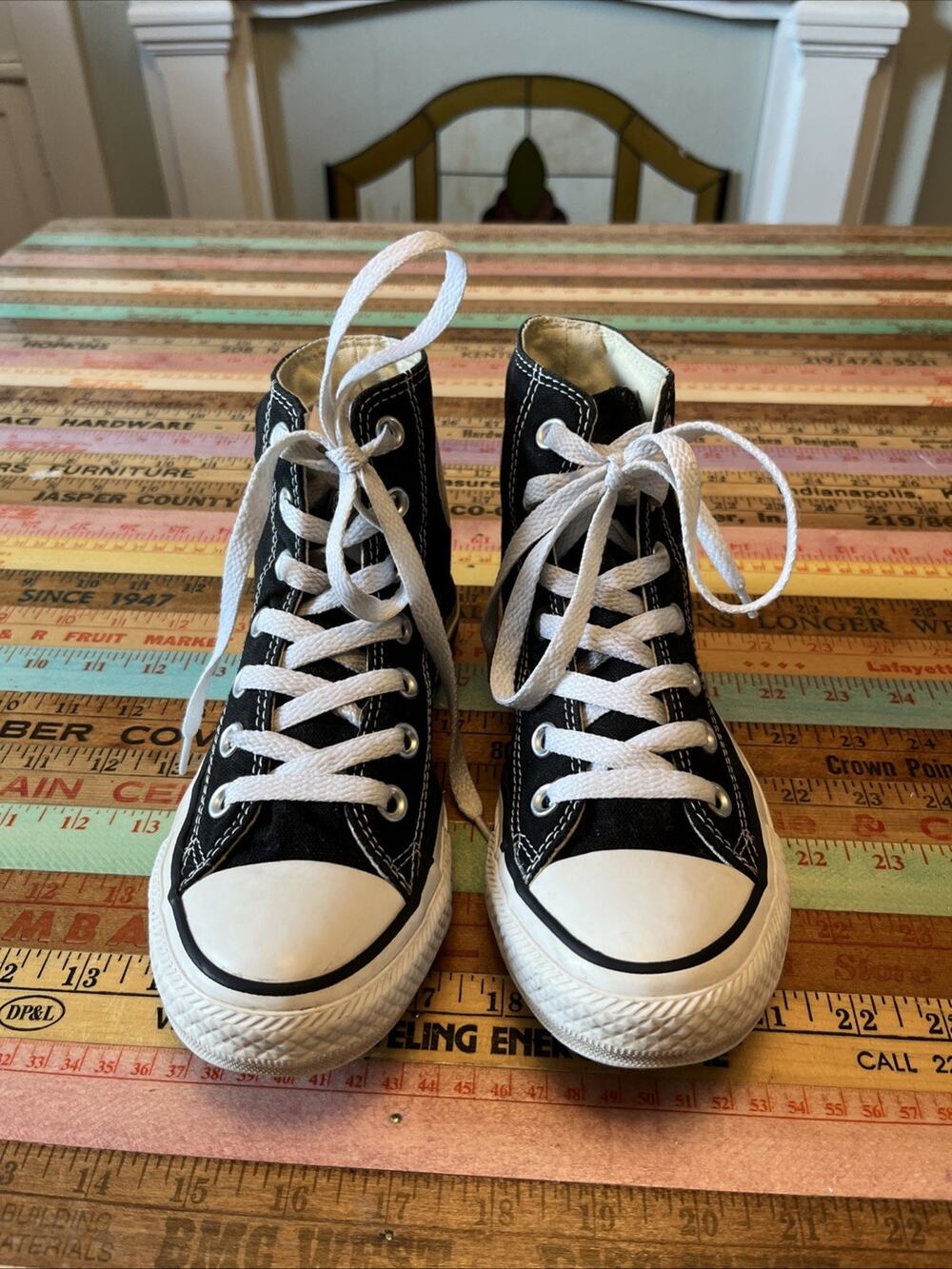 Converse Chuck Taylor All Star Black Hi Top Canvas M3.5/W5.5 Unisex Kids 3.5